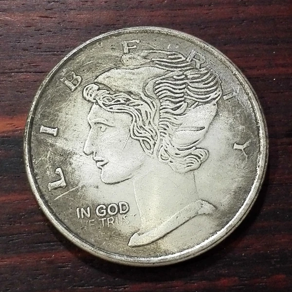 Libfrty Fine Silver One Ounce E Pluribus Unum Copy Coins Movie