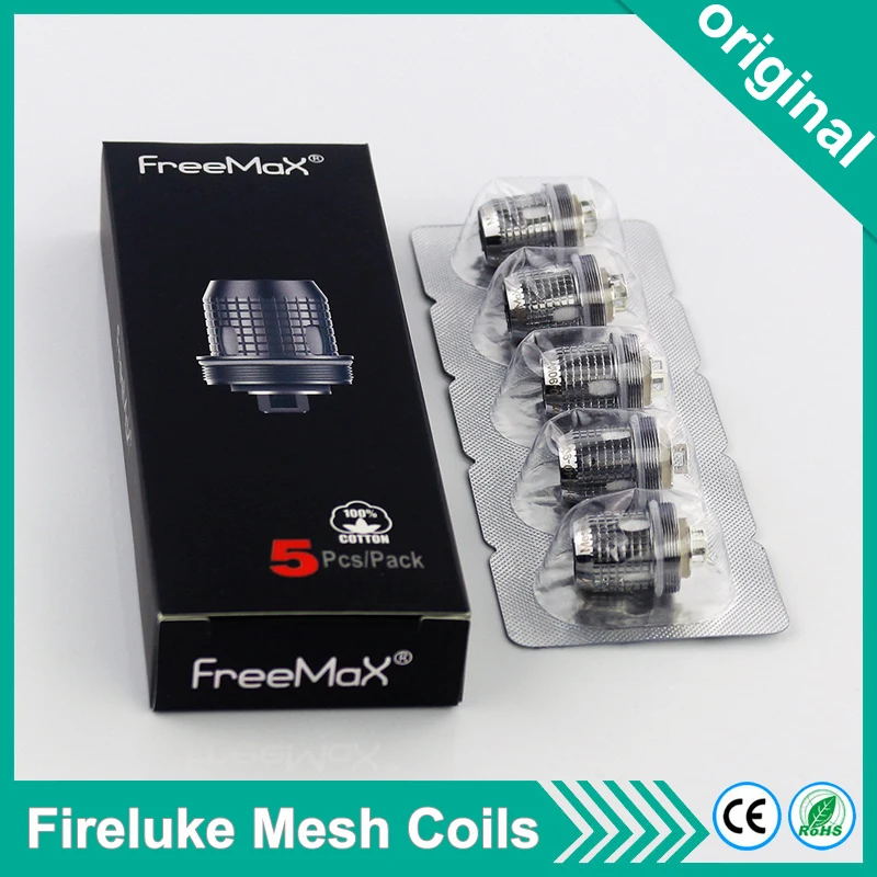 5 шт. оригинальный Freemax Fireluke сетка катушки 0.15ohm гвозди с полукруглой головкой 100%