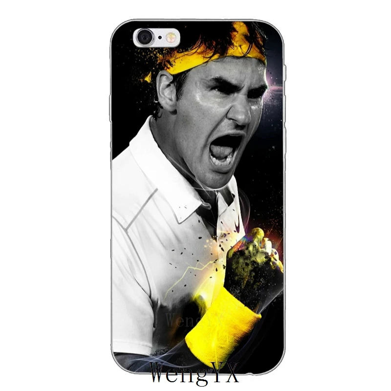 Tennis Roger Federer RF logo Soft phone case For Huawei Honor 4c 5c 5x 6x V10 Y5 Y6 Y7 II Mate 8 9 10 P8 P9 P10 Lite plus - Color: RogerFedererA11