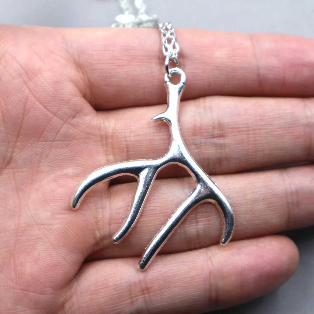 

1pcs antlers Pendant Necklace Jewelry Handmade chain Necklace Gift For Women Dropship Products