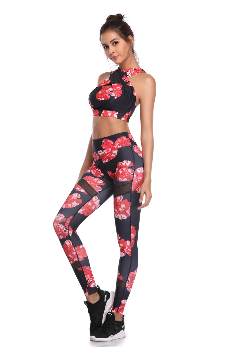 LI-FI conjunto de fitness yoga mulheres halter