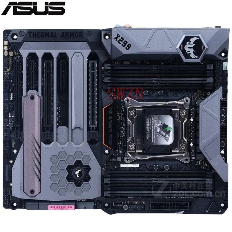 

original New Desktop motherboard For ASUS TUF X299 MARK 1 X299 LGA 2066 8*DDR4 support 128G 8*SATA III 2*M.2 ATX