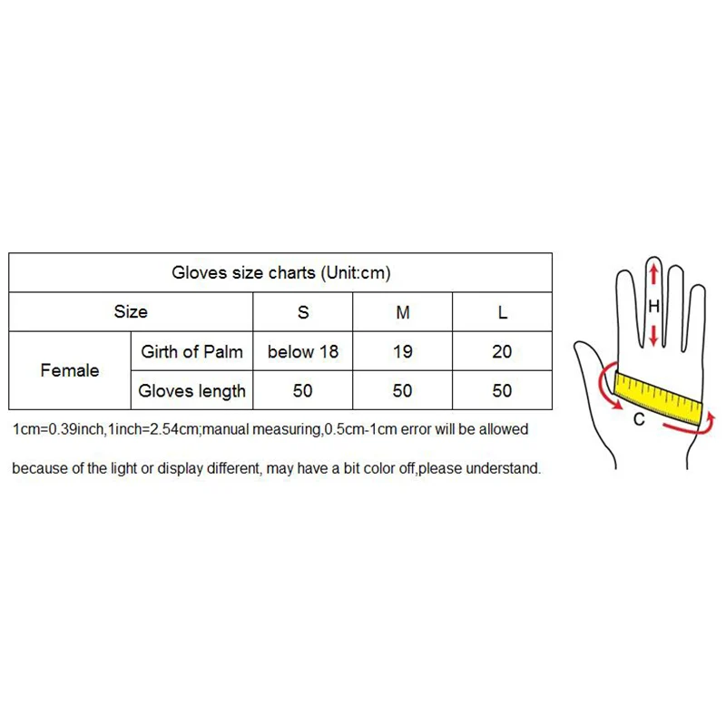 Women PU Leather Gloves Fashion White Long Style Thin Nylon Lined PU Gloves Female 50cm Long Five Finger Synthetic Leather P12