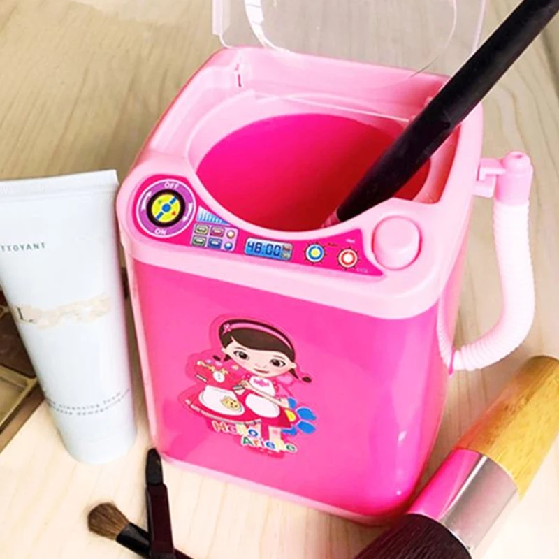 

Makeup Washer Electric Cute Cosmetic Powder Puff Washing Machine Makeup Brushes Cleaner Washer Tool