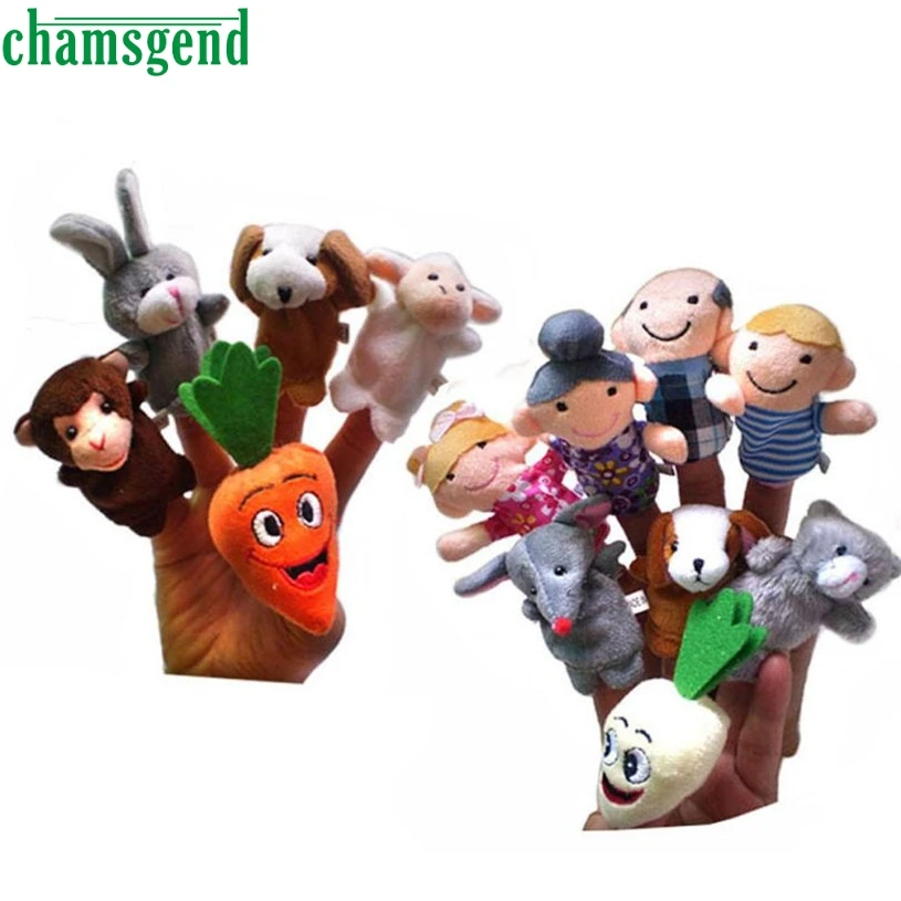 

13 Pcs Finger Even Storytelling Good Toys Hand Puppet For Baby's Gift SEP 30