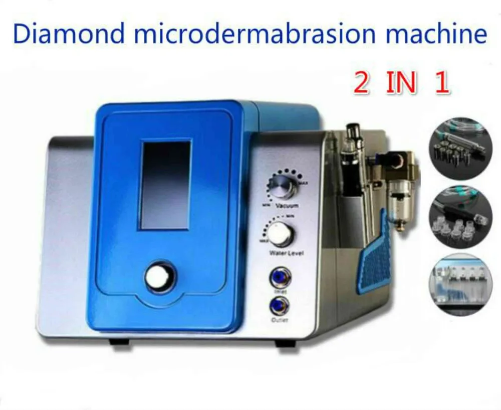 Touch Screen 2 In 1 Diamond Microdermabrasion Hydra Dermabrasion Hydrafacial Water Oxygen Jet Peel Facial Machine With Four Cleaning Bottle (11)
