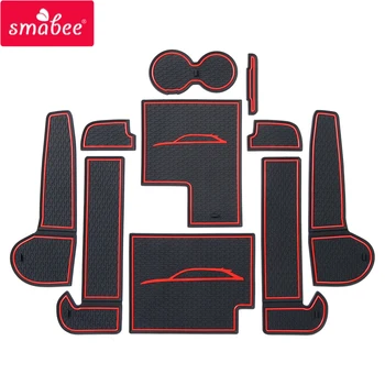 

Smabee Gate slot mat For Audi A6 C7 2011 ~ 2018 A6 4G RS6 S6 S line RS 6 Cup Holders Non-slip mats Rubber Coaster Accessories