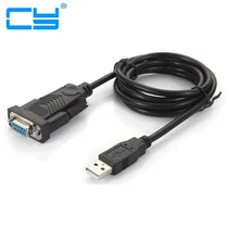 USB Femea cable3FT buracos da porta USB 2.0 para serial Rs232 DB9 femea 9 furos COM cabo de Computador 1 m Novo com o motorista de