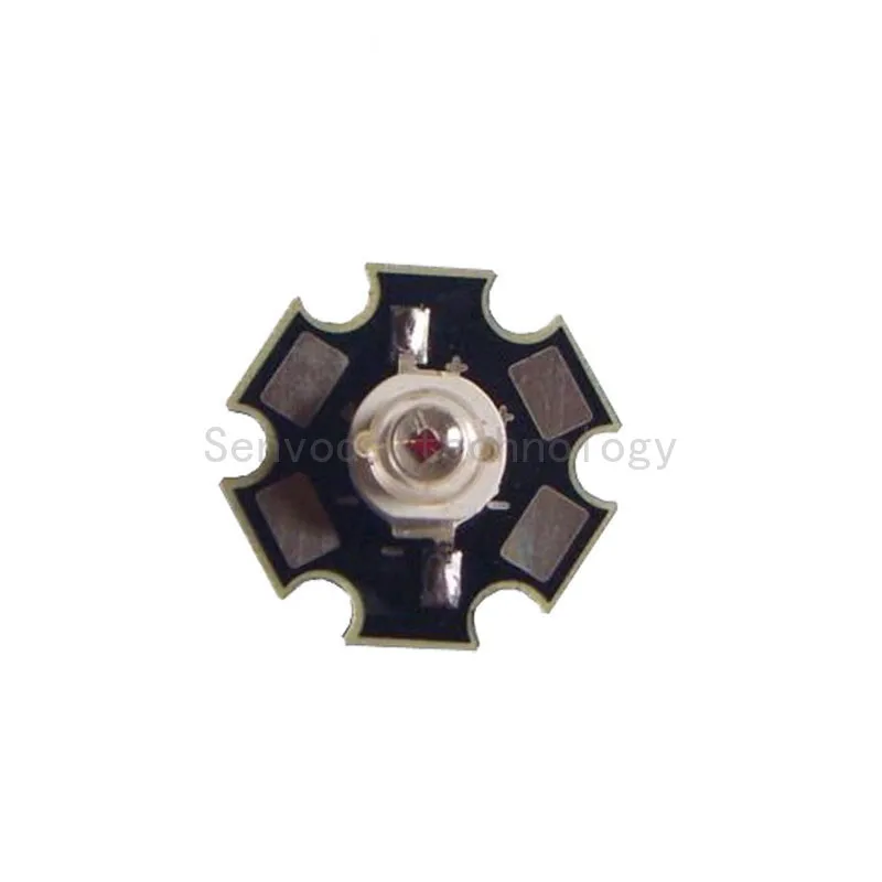 

100X lighting led 3W Red high power led light beads with 20mm aluminium PCB free shipping
