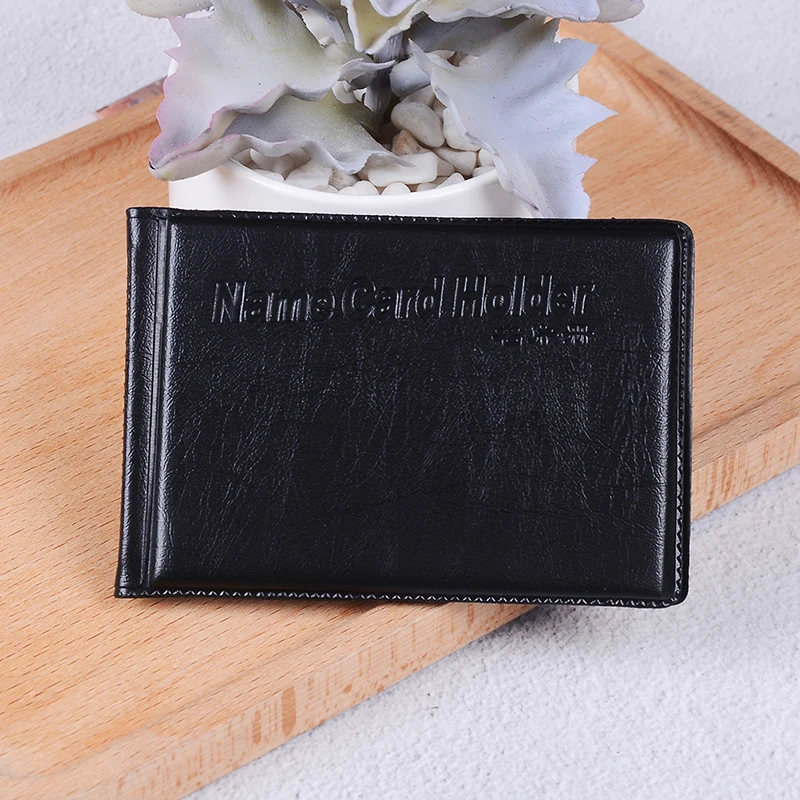 

1PC Vintage PU Leather 40 Cards ID Credit Card Holder Book Case Keeper Organizer Passport Credit Card Case Business Bag