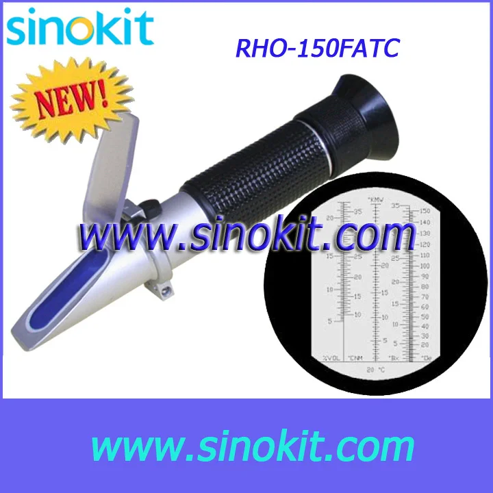 

Brix/OE/KMW/CNM/Vol% Can Five world level Refractometer - RHO-150FATC