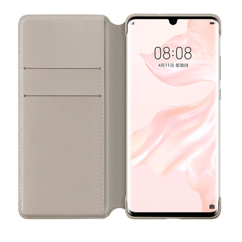Оригинальный Официальный чехол книжка из искусственной кожи для Huawei P30 Pro с