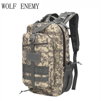 

New Military Tactical Backpack Camping Mountaineering Bag Men's Hiking Rucksack Travel 45L Backpack 3P Bags