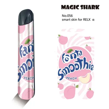 

Magic Shark Skull Cactus Star Wars Fire Horse PVC Stereo Sticker Case Cover for Relx Alpha A Wraps Film for Relx Alpha