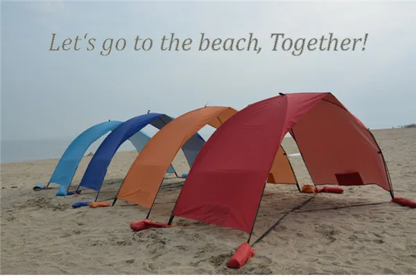 Tenda para Praia Verão ao ar Sombra de Sol Abrigo Livre Lona Strandtent Cabana Acampamento Pesca Toldo Praia Tenda Dossel Sol uv 6 ar livre uv lona sombra de sol