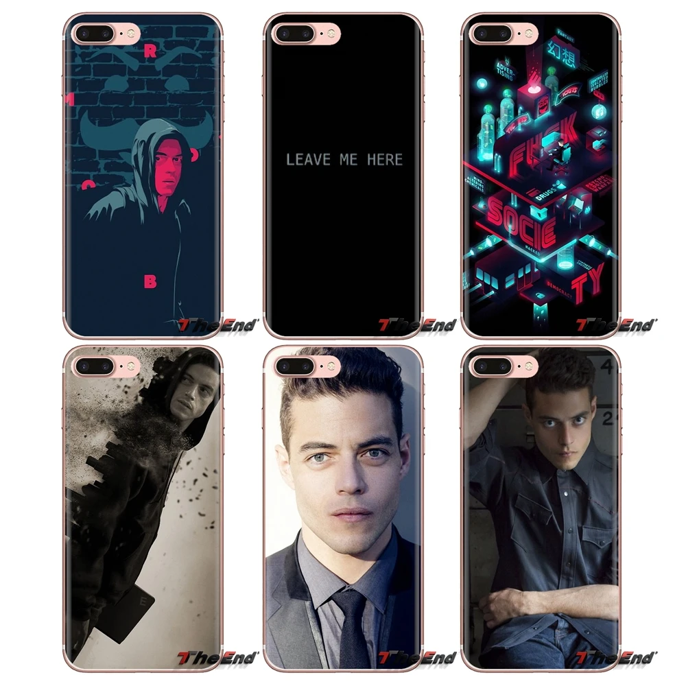 Силиконовый чехол для Sony Xperia Z Z1 Z2 Z3 Z5 compact M2 M4 M5 C4 E3 T3 XA Huawei Mate 7 8 Y3II Mr. Robot TV Show Elliot