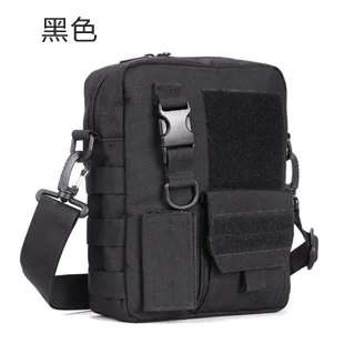 25*20 см новая тактическая сумка через плечо сумка-мессенджер армейский зеленый A3116 - Цвет: black