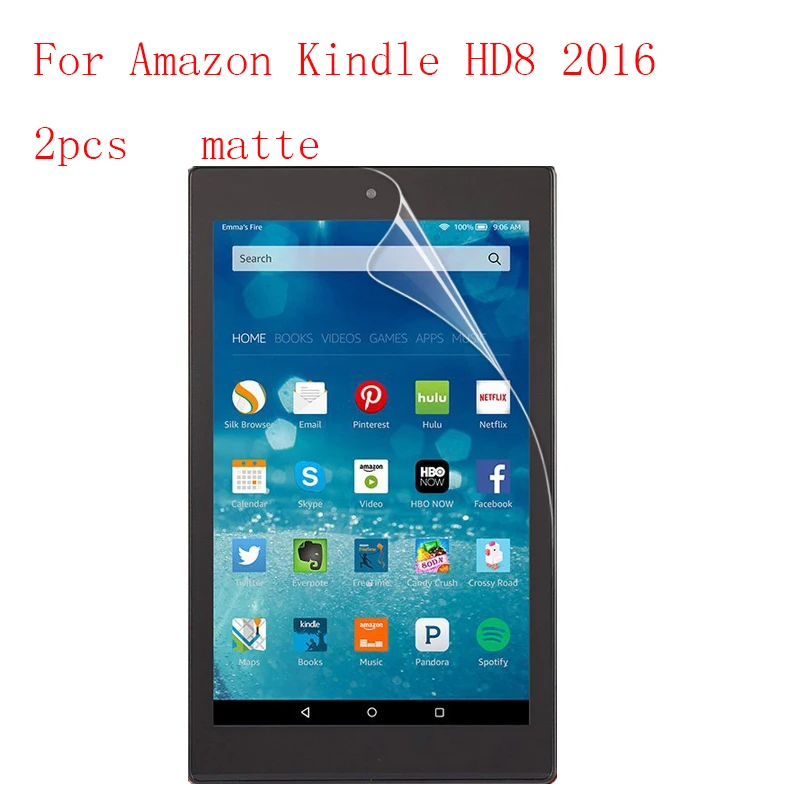 Matte Tablet LCD film Screen Protector For Amazon Kindle HD8 2016