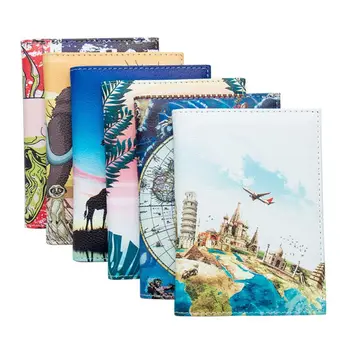 

Animal Printed Travel Passport ID Card Cover Holder Case Protector Organizer