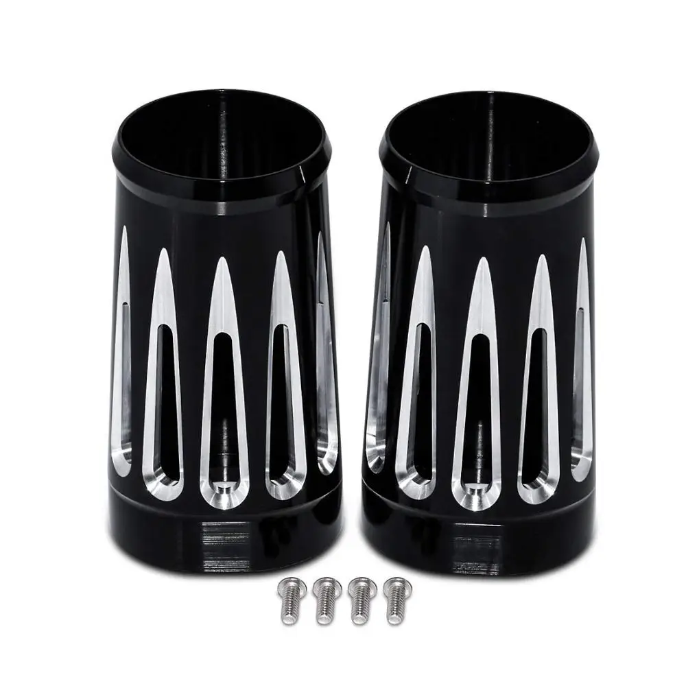 

Front Fork Boot Slider Covers For Harley Touring Road King Electra Street Glide FLHX FLHR 1984-10 11 12 13
