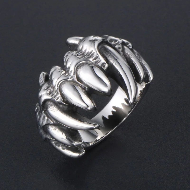 

2019 wholesale stainless steel skull ring for men jewels biker sygnet smokes gifts mens male man jewelry lots mix punk big ring