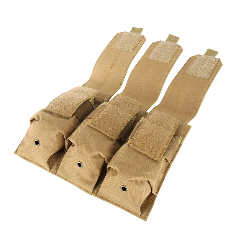 Molle тактический тройной AR15 M4 5 56 мм Mag журнал сумка для пистолета ружья стрельбы