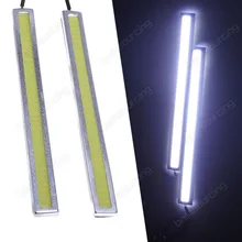 2 unids 17.3 cm Impermeable Delgado Blanco LED de Circulación Diurna DRL Luz de Conducción Antiniebla (CA152)