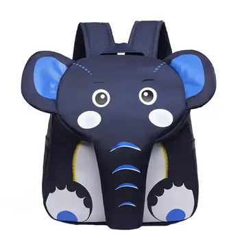 

Children Travel School Kawaii Cartoon Elephant Shoulder Bag Canvas Backpack