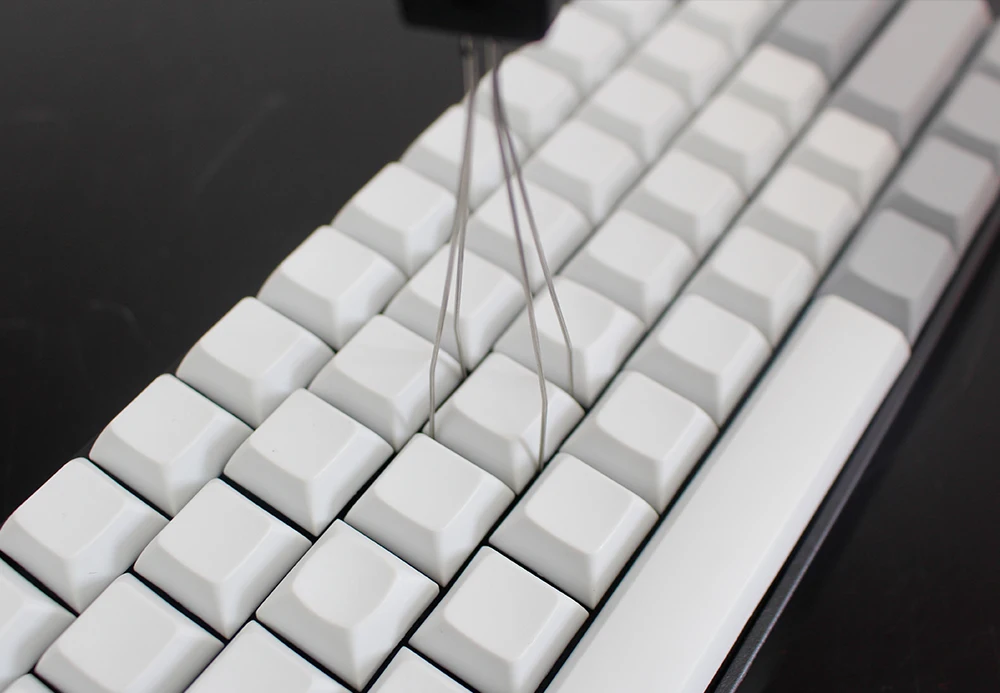 Новый стильный стальная проволока Клавиатура Ключ устройство для извлечения клавиш ключ крышка пластиковая ручка Keypull Remover с разгрузкой