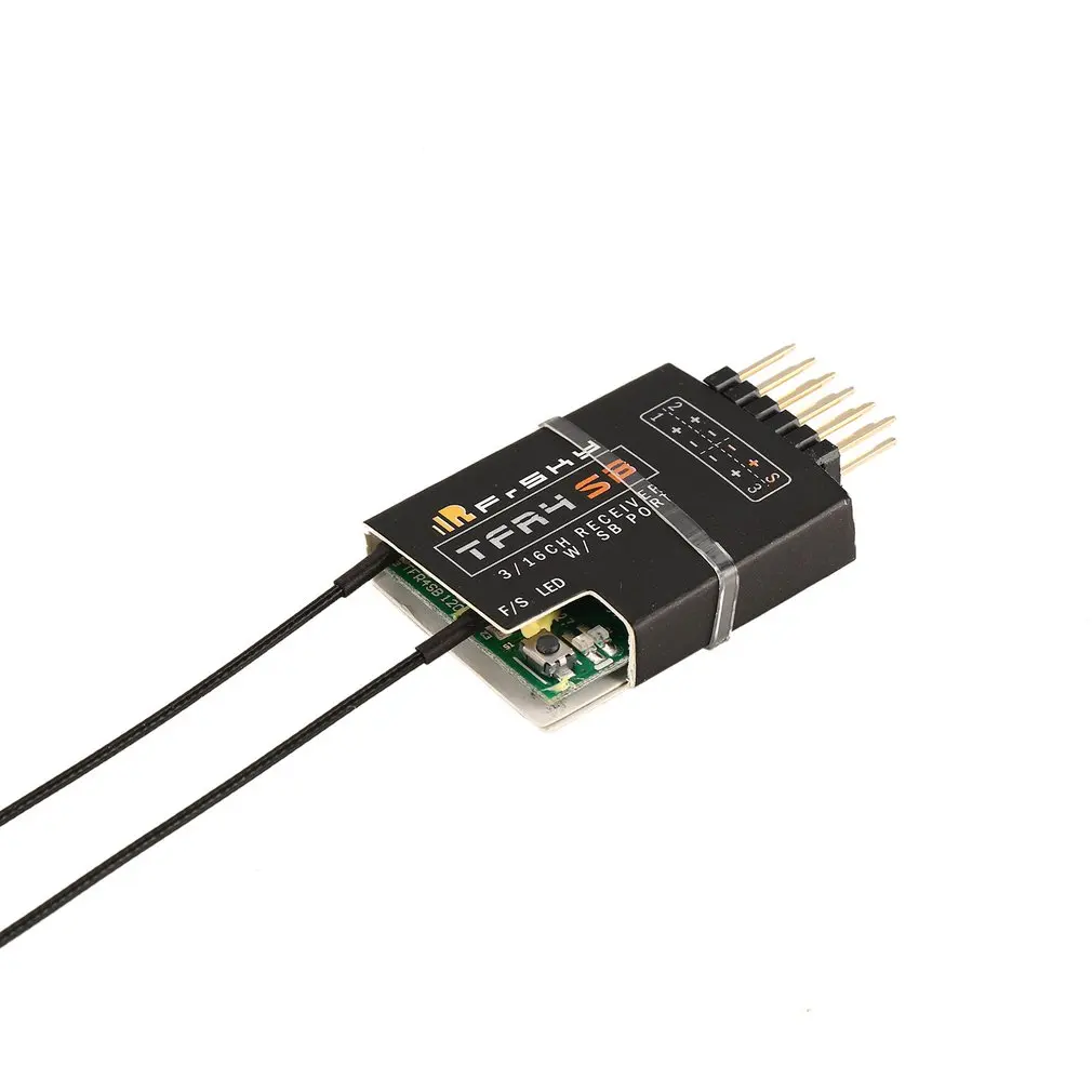 

FrsKy TFR4SB 2.4GHz Air Systems Micro Telemetry Compatible Futaba FASST FCC915MHZ S.BUS FrSky D12MB Servo 3-16CH Receiver