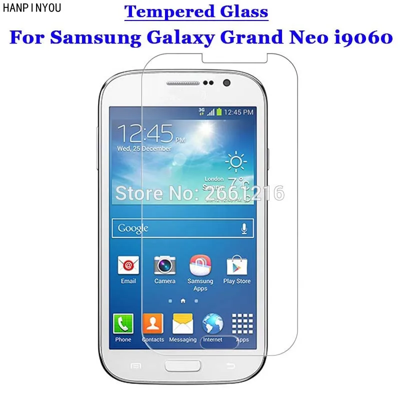 Закаленное стекло 9H 2.5D для Samsung Galaxy Grand Neo Plus i9060 i9062 &amp Duos i9080 i9082 5 0&quot | Мобильные