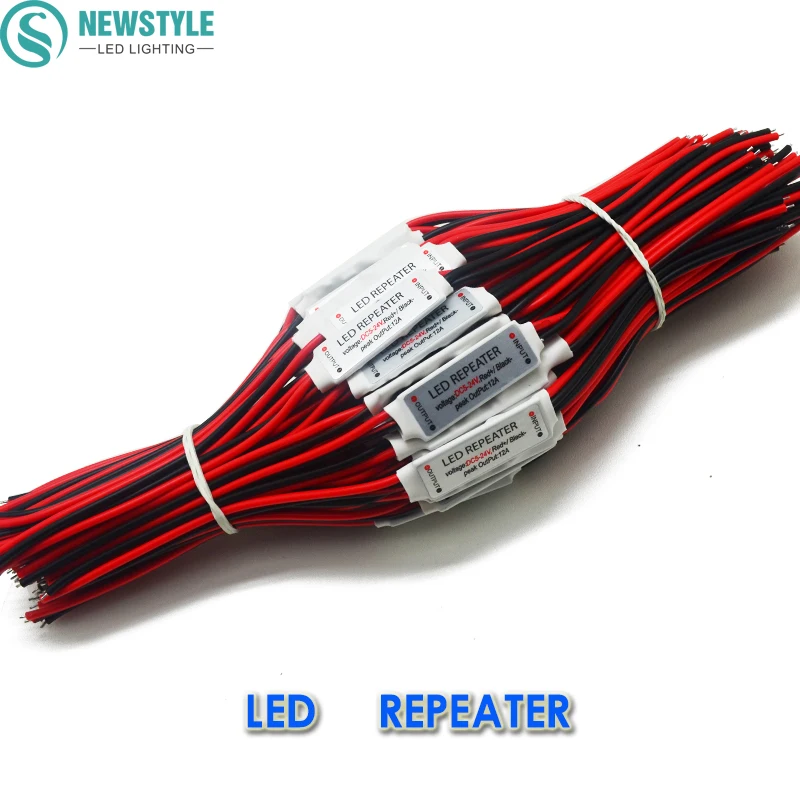 

1Channel 6A Mini Led Amplifier Controller dc12v/24v Power Accessories Used by 5050 5630 Led Strip Single Color