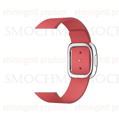 Smochm IWO 10 Wireless Charger 44MM Series 4 MTK2503 Smart Watch Sports Fashion GPS tracker for Appple iPhone Android Phone - Цвет: Red Modern Leather