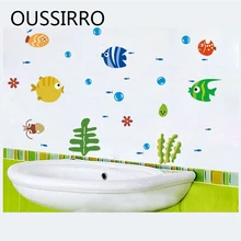 Espelho De Aumento 1 шт. съемный стикер для ванной комнаты, экологичный милый мультяшный декор для детской комнаты