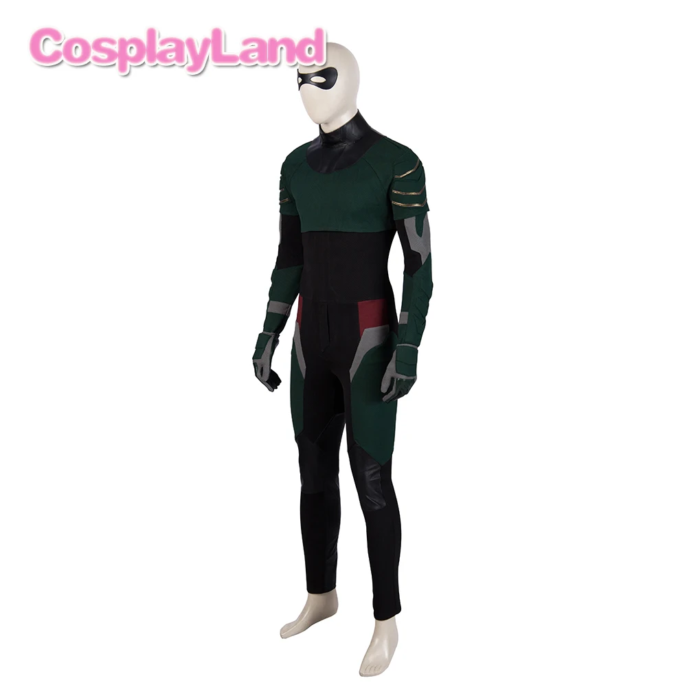 Титаны Дик Грейсон Робин, косплей костюм на Хэллоуин DC Nightwing наряд супергероя маскарадные костюмы для взрослых мужчин с маской