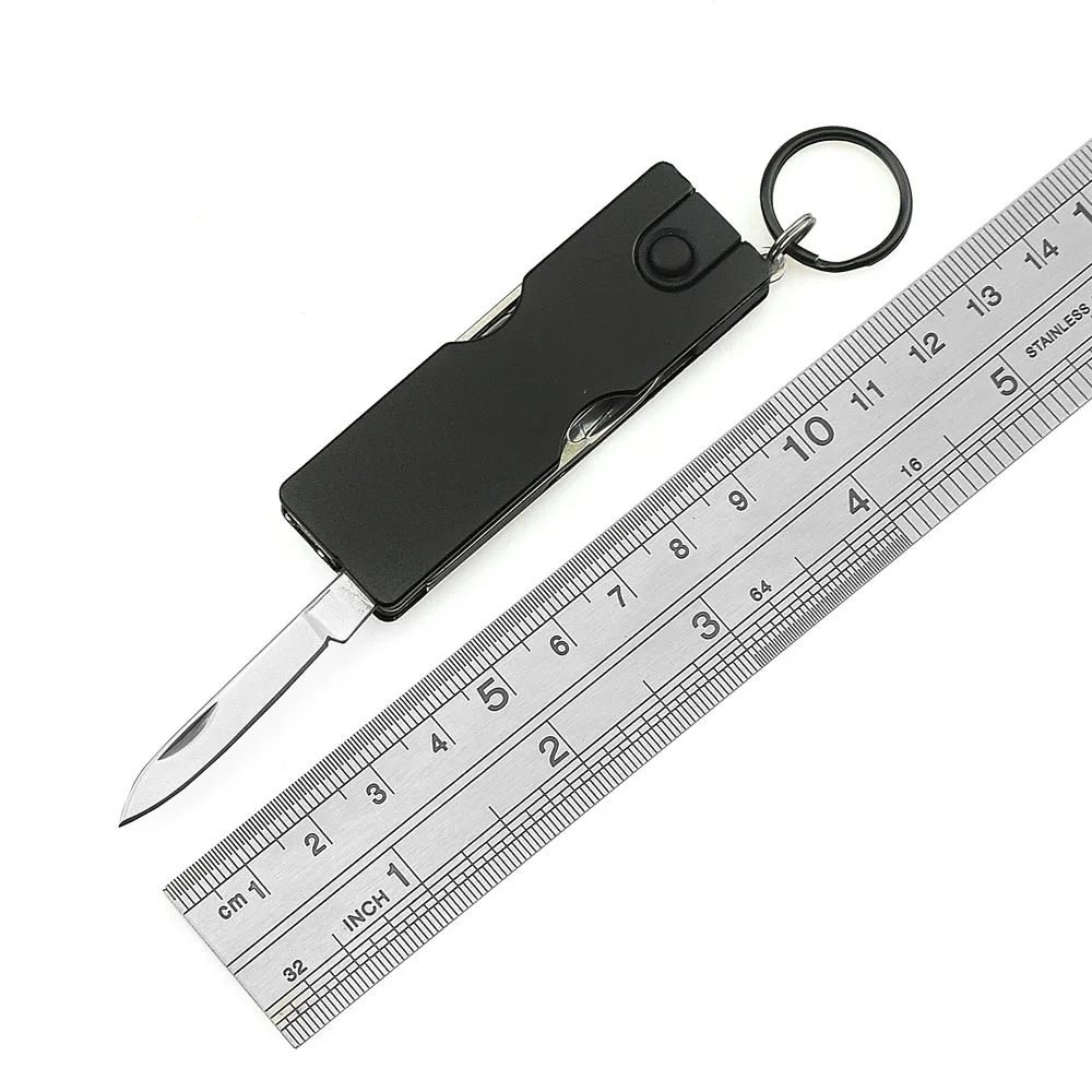 NEWACALOX Mini Fashion Keychain Swiss Knife LED Lights Nail Clippers Earpick Scissors Tweezers Pocket Multifunction Hand Tools NEWACALOX Mini Fashion Keychain Swiss Knife LED Lights Nail Clippers Earpick Scissors Tweezers Pocket Multifunction Hand Tools