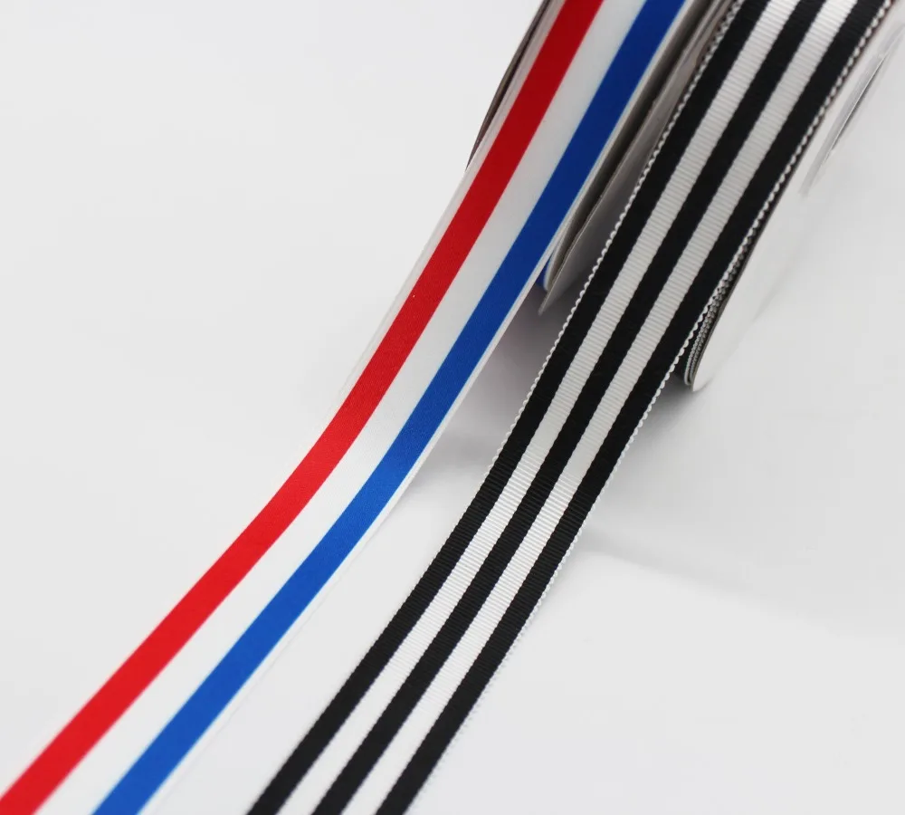 Double Sided Stripe Black And White Stripe Grosgrain Ribbon Vertical Wave Tape Chevron Ribbon Herringbone Fabic Wrap Band ribbon decoration,ribbon supplies,wrapping ribbon,grosgrain ribbon,sewing ribbon