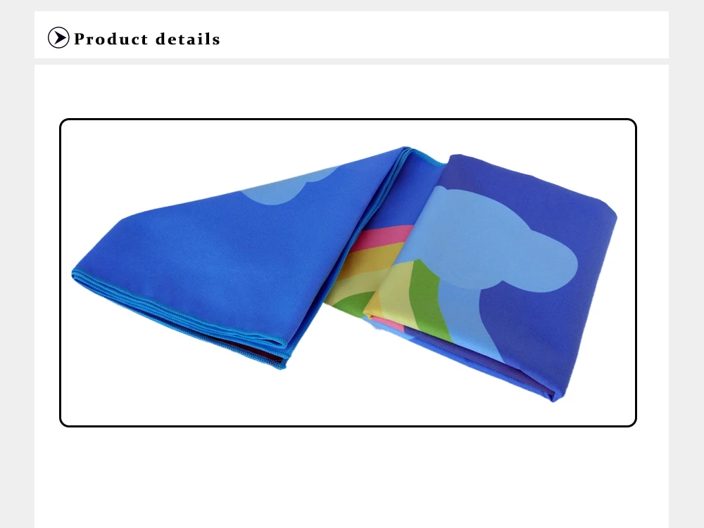 Unicorn Zipsoft Microfiber towel Swimming Blue Large Towels Printed Traveling Quick dry Sports Bath Camping 75*150cm Unicornio