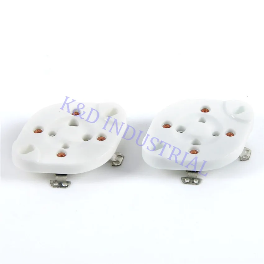 

2pcs 2A3 300B 45 5U4G 811 PX4 274A U4A Base Sliver Plate 4Pin Ceramic Tube Socket For Guitar Amp Parts