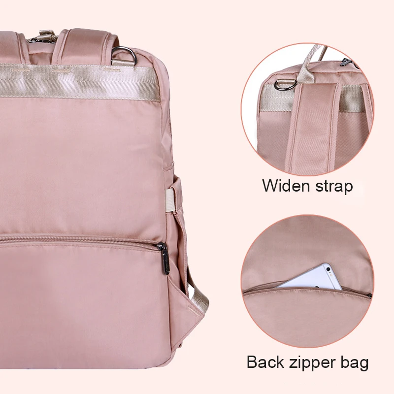 Protable Baby Diaper Bag Large Capacity Mummy Maternity Backpack Nappy Changing Bags Infant Nursing Stroller Bag For Baby Care (10)