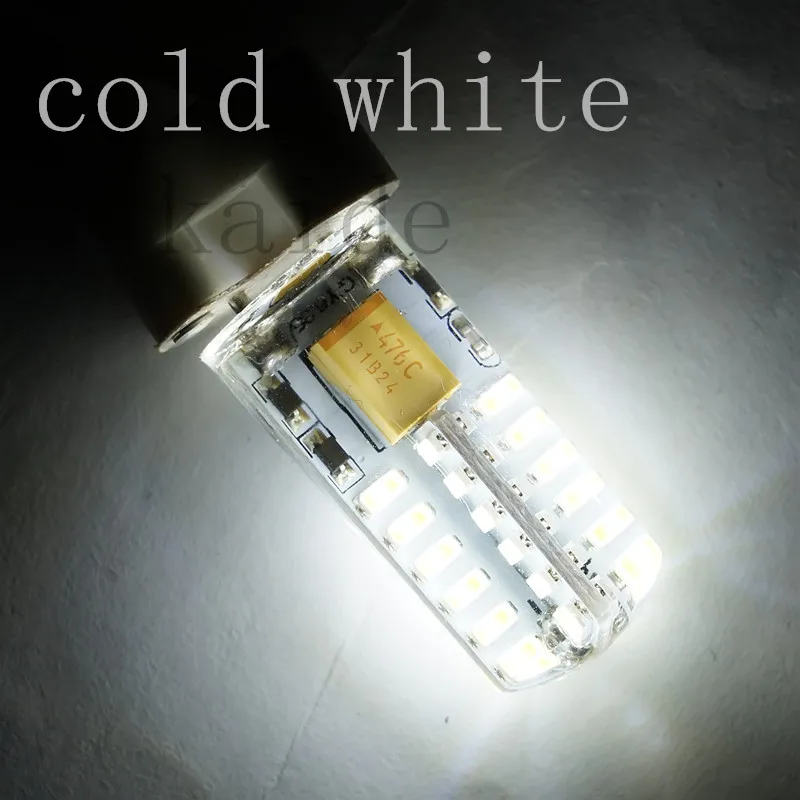 5 шт. GY6.35 светодиодный 3 Вт лампочка 3014SMD 48 Светодиодный S coldwhite warmwhite AC/DC12V прозрачный мягкий силикон заменить галогенную лампу