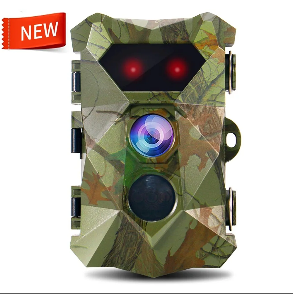 

PDDHKK 1080P HD 16MP Hunting Trail Camera IP66 Waterproof IR Night Vision Animals Wildlife Camera with PIR Sensors TF Cards