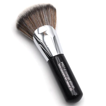 

2017 New Arrival Black Short Wood Handle Teint Couvrant Fini Naturel 53 Large Pro Full Coverage Powder Makeup Brushes