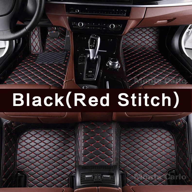 Custom fit автомобильные коврики для Land Rover Range Rover L322 L405 спортивные 3D heavy duty автомобильные аксессуары коврики с облицовочными вставками(2002 - Название цвета: Black (Red Stitch)