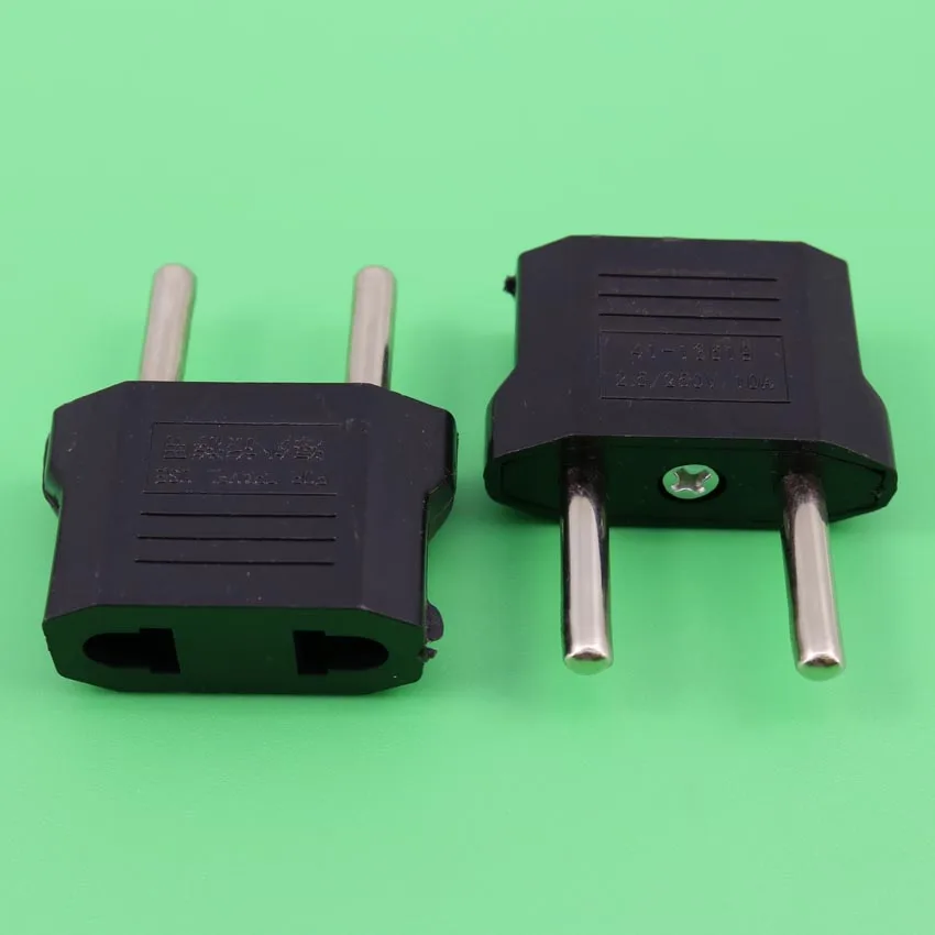 

1pcs/lot Universal USA, China, Australian, New Zealand American to European Outlet AC Plug Adapter Electrical Plugs Sockets