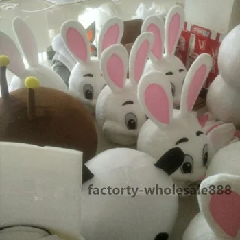 

New Easter Bunny Rabbit Mascot Costume Just Head Cosplay Party Game Dress Outfits Clothing Advertising Carnival Halloween