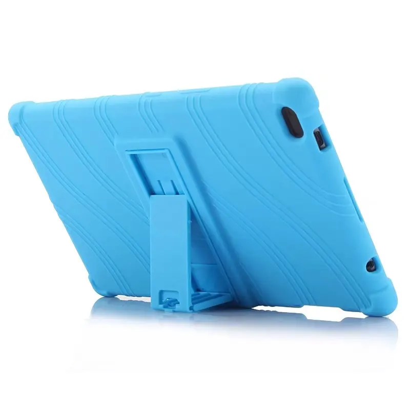 Мягкий силиконовый чехол для lenovo Tab 4, 8, TB-8504X, для lenovo TAB 4, 8, TB-8504F, TB-8504, TB-8504N, чехол для планшета с подставкой - Цвет: sky blue