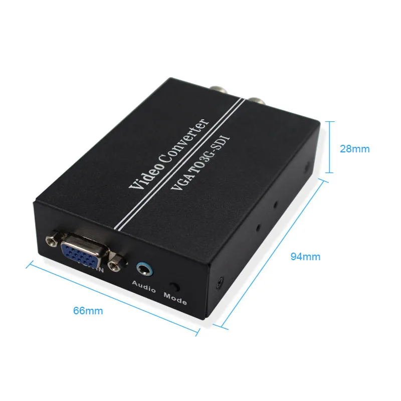  VGA per HD SD 3G SDI Audio Video Converter con 3.5mm per PC Portatili