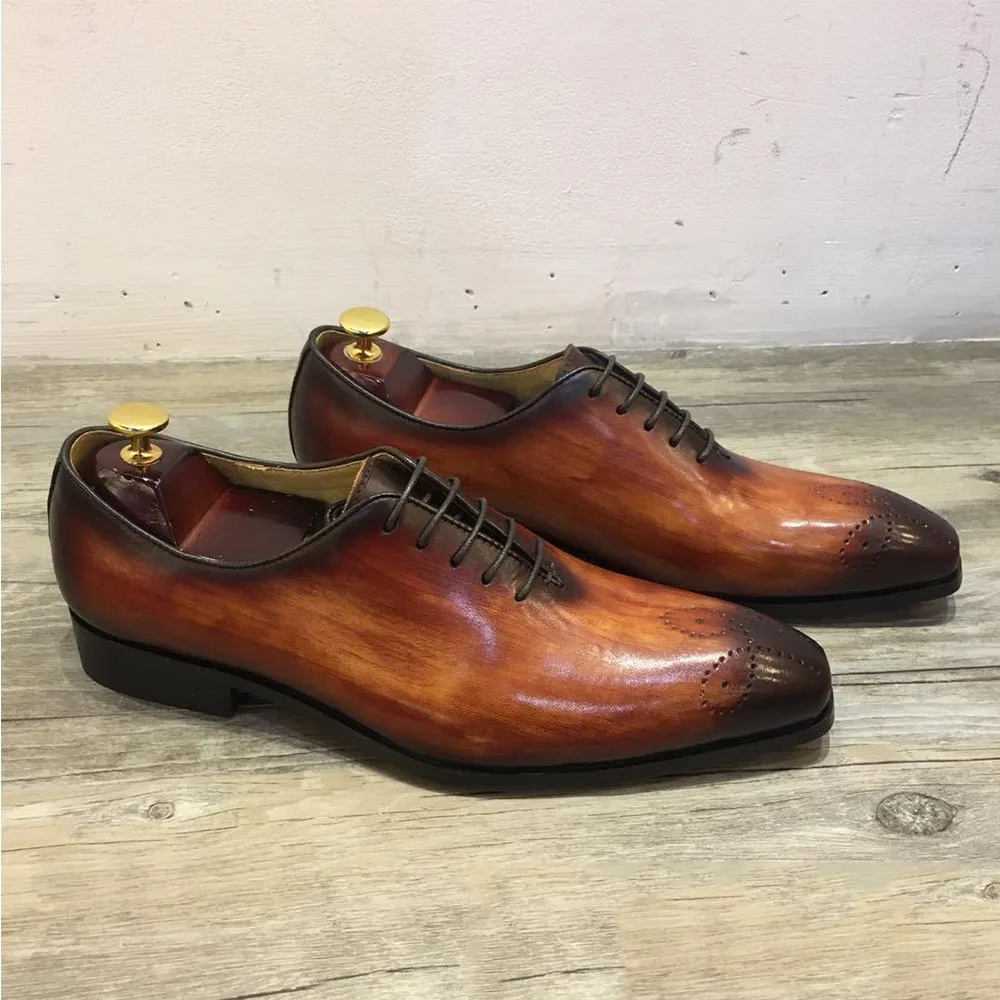 patina leather shoes