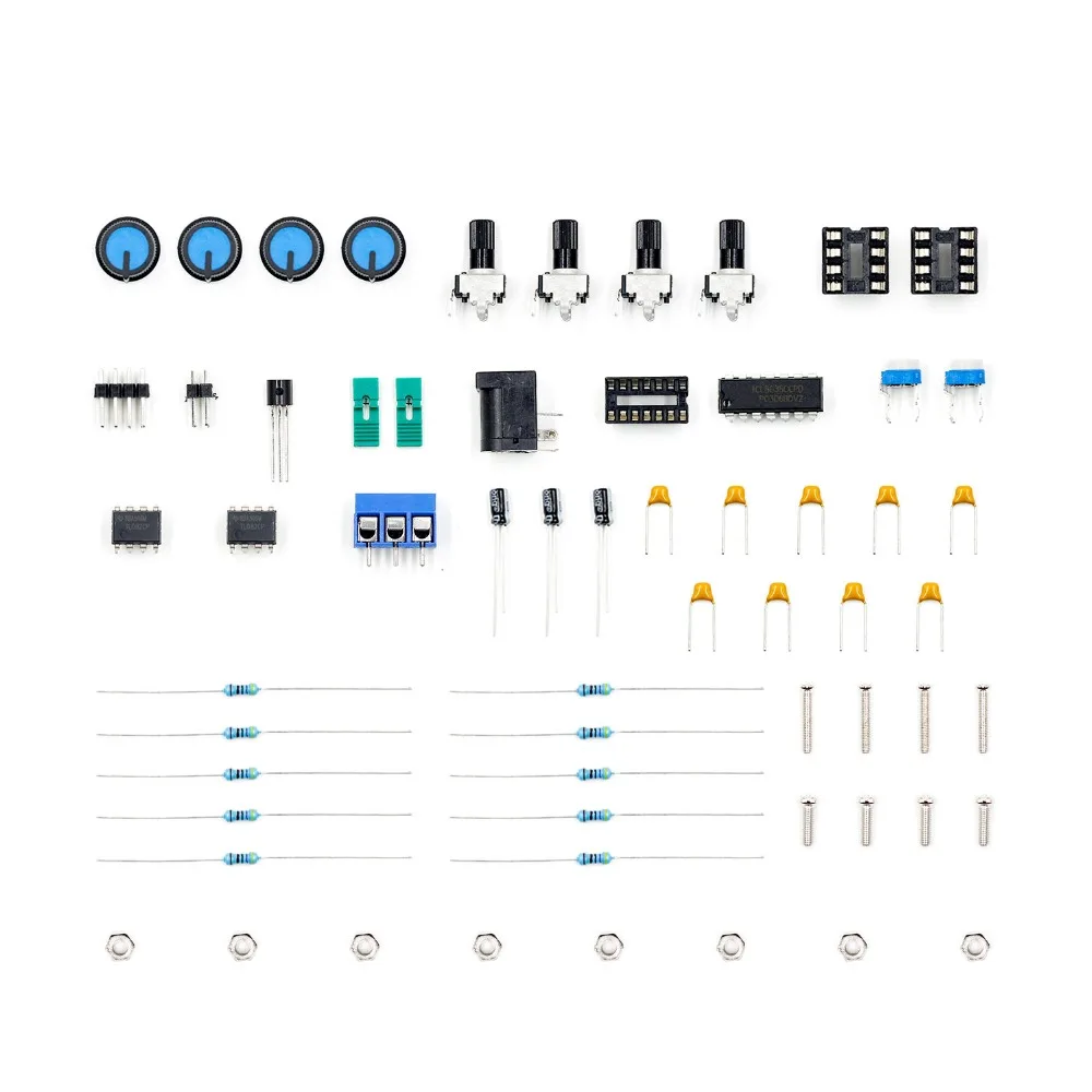 ICL8038 Высокоточный генератор сигналов DIY Kit синусоидальный треугольник квадратный пилообразный выход 5 Гц~ 400 кГц Регулируемая амплитуда частоты